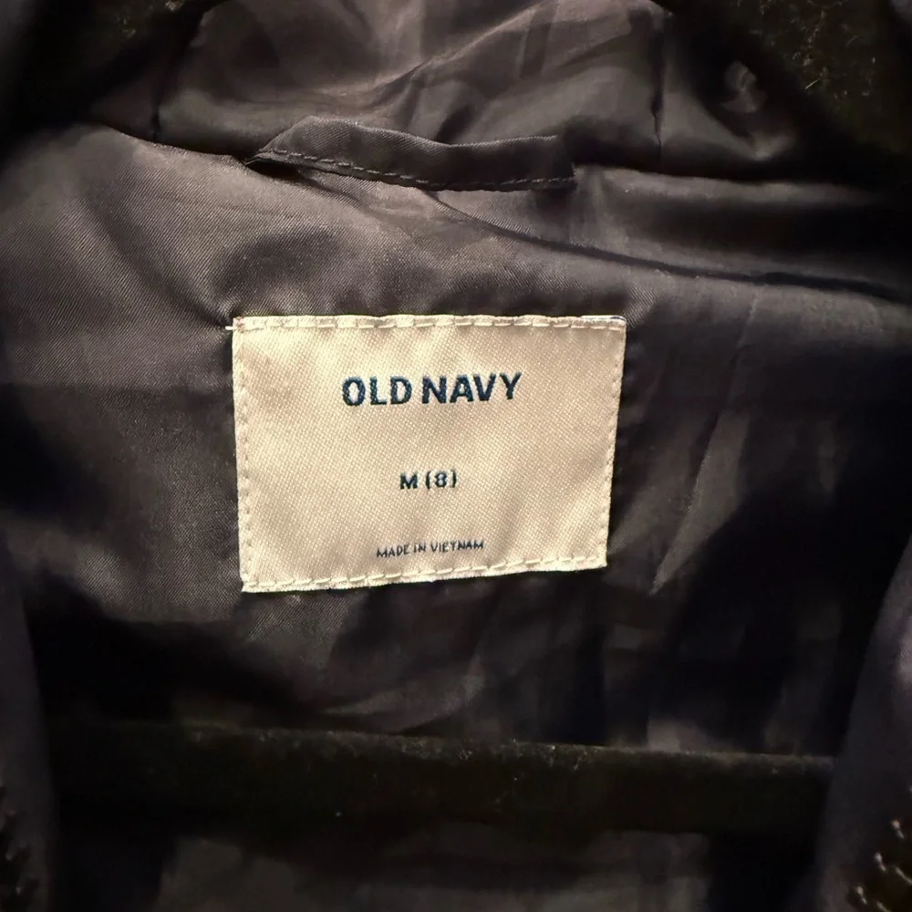 Old Navy Kids Puffer Jacket - Navy and Grey